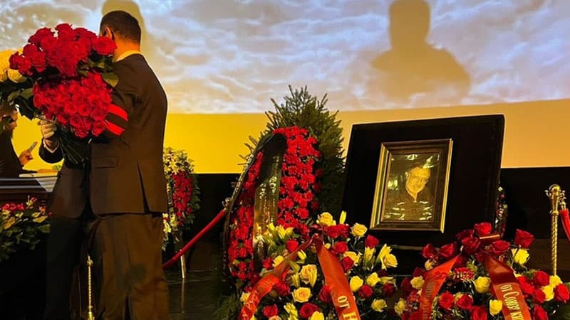 Moskvada Rüstəm İbrahimbəyovla vida mərasimi keçirildi (FOTOLAR)