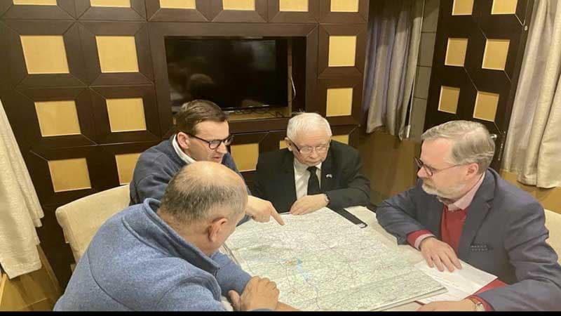 Polşa, Sloveniya və Çexiyanın baş nazirləri Kiyevə gəldilər