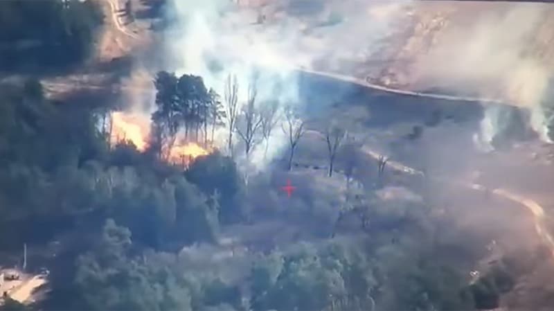 USQ rusların ponton keçidini necə məhv etdiklərini nümayiş etdirdi