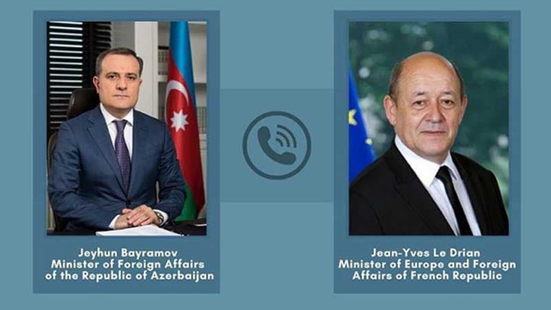 Ceyhun Bayramov fransalı həmkarı ilə 5 baza prinsipindən danışdı
