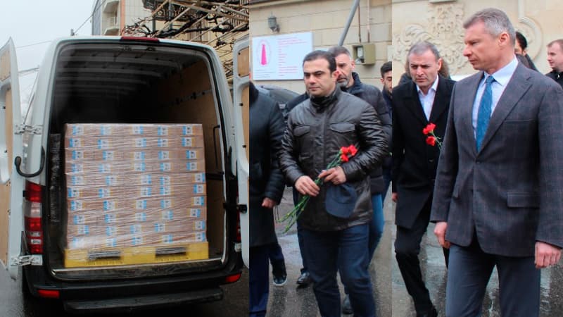 Azərbaycan diasporundan Ukrayna ordusuna növbəti dəstək (FOTOLAR)
