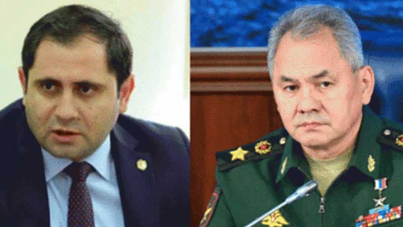 Rusiya və Ermənistan müdafiə nazirləri Qarabağdakı vəziyyəti müzakirə ediblər
