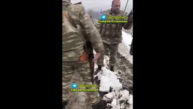 Azərbaycan zabitindən sülhməramlılara dərs (VİDEO)