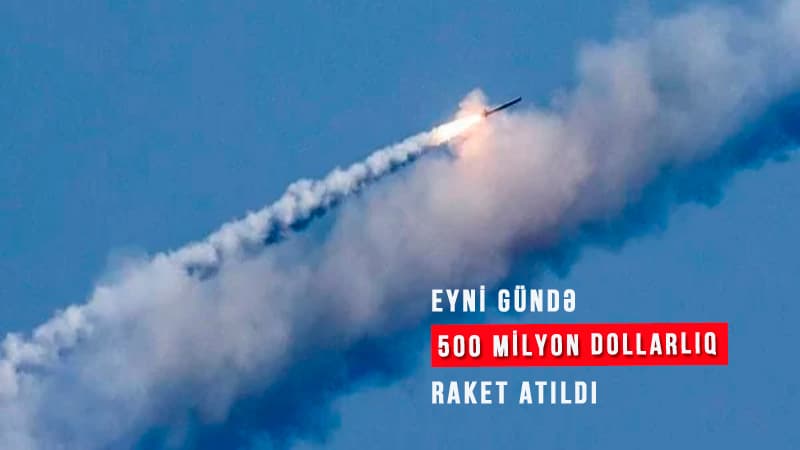 Rusiya rekord sayda raket atdı: Onların əksəriyyətini vurmaqla Ukrayna da rekorda imza atdı