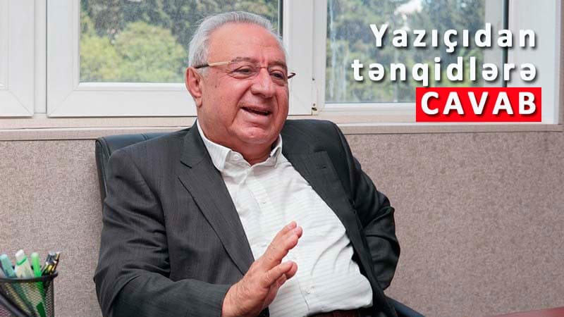 Əlahəzrət faktlara istinadən... - Hüseynbala Mirələmovdan cavab
