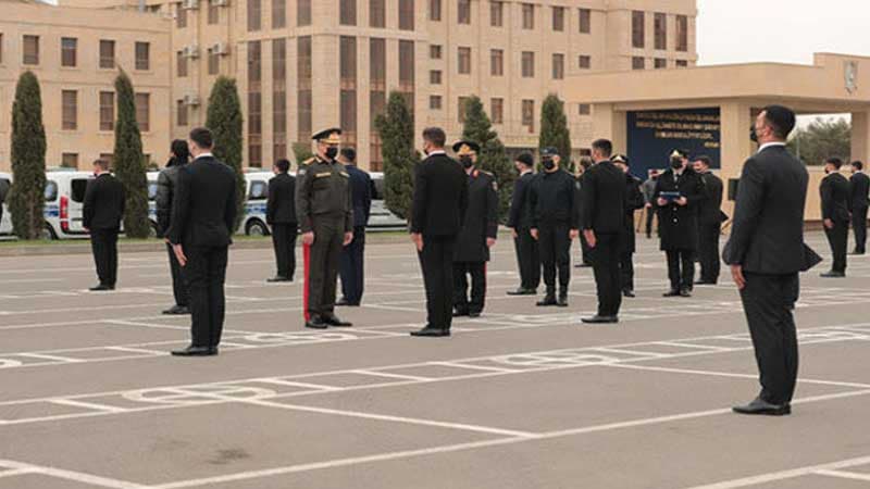Vətən müharibəsi iştirakçıları polisə qəbul olundu (FOTO/VİDEO)