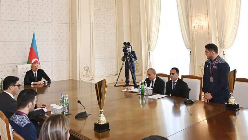 İlham Əliyev: "Hacı Əliyev, sən artıq olimpiya çempionusan"