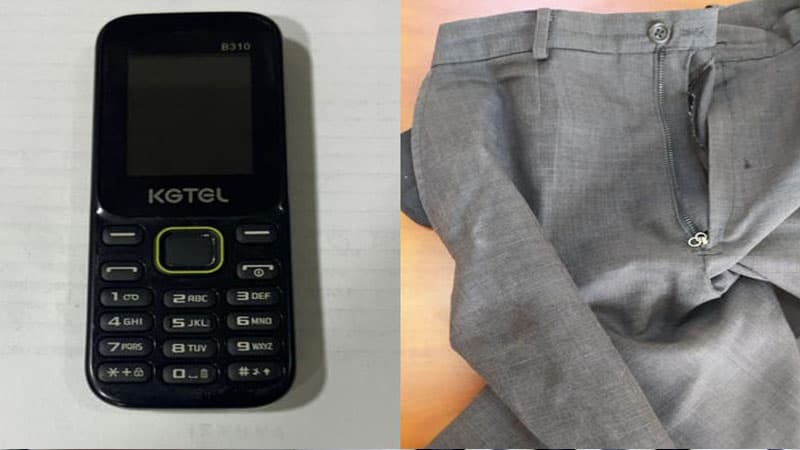 Həbsdə olan şəxslərə narkotik maddə və telefon keçirmək istədilər