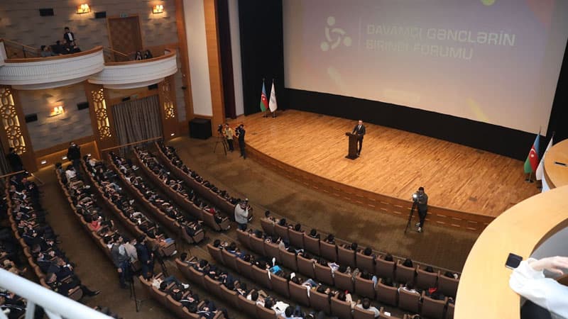 "Davamçı Gənclərin Birinci Forumu" baş tutub (FOTOLAR)