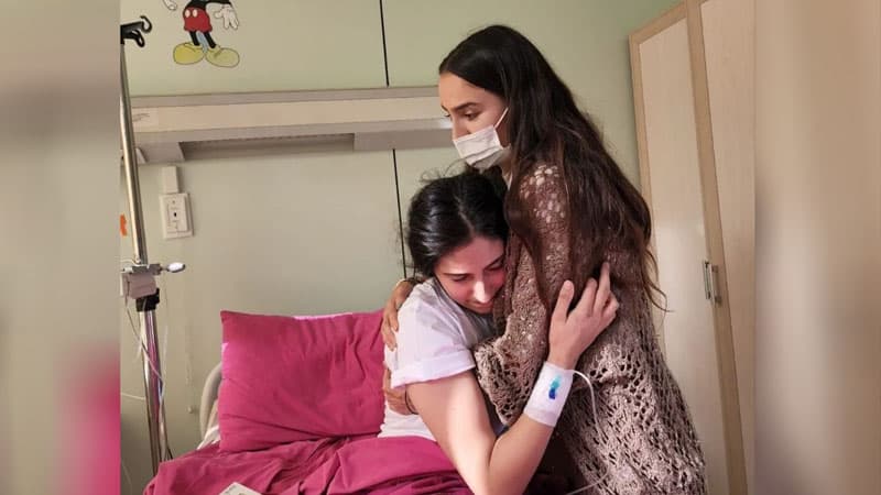 Leyla Əliyeva Uşaq Onkologiya Klinikasına baş çəkib (FOTOLAR)
