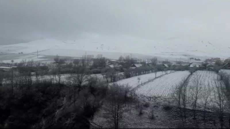 Gədəbəy və Daşkəsənə qar yağdı (FOTOLAR)