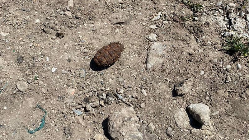 Bakıda əl qumbarası tapıldı (FOTO/VİDEO)