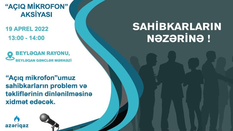 "Azəriqaz" rəhbərliyi Beyləqanda görüş keçirəcək