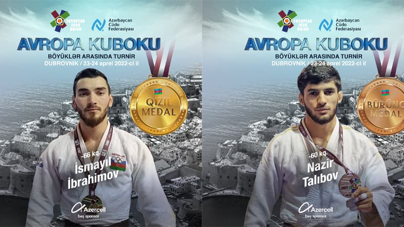 Cüdoçularımız Avropa Kubokunda 2 qızıl bir bürünc qazandı