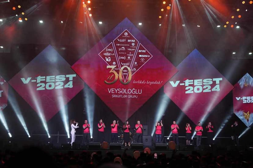 Veysəloğlu Şirkətlər Qrupu “V-FEST 2024” adlı 30 illik yubiley və Yeni il tədbirini keçirdi (FOTOLAR)