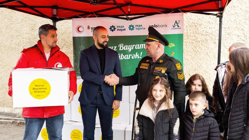 Yelo Bank-dan aztəminatlı ailələrə bayram sevinci