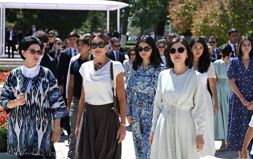 Mehriban Əliyeva Buxaradan paylaşım etdi (FOTO)