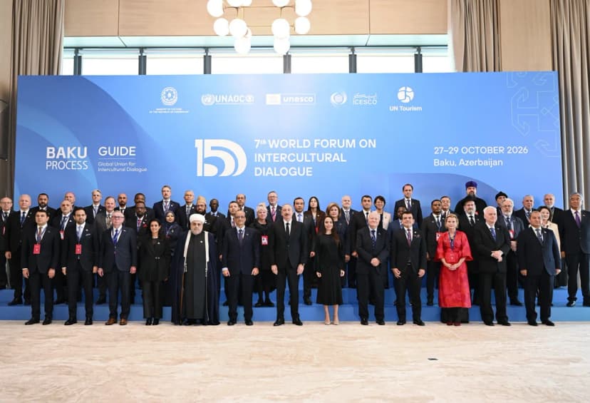 İlham Əliyev VII Ümumdünya Mədəniyyətlərarası Dialoq Forumunun açılışında çıxış edir (YENİLƏNİB)