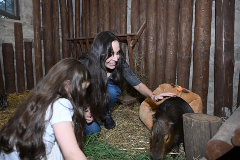 Leyla Əliyeva Şamaxıda "Capybara Azerbaijan" fermasında oldu (FOTO)