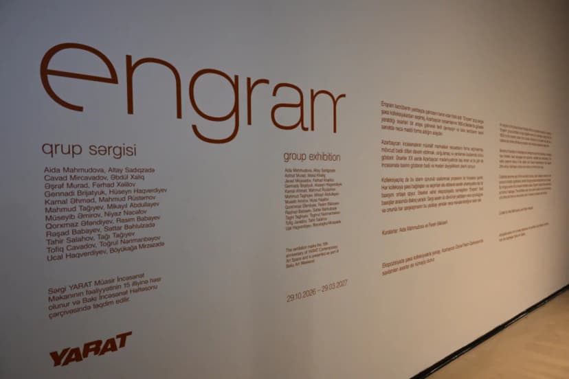 Azərbaycan Rəngkarlığı Muzeyində "ENQRAM" sərgisi açılıb