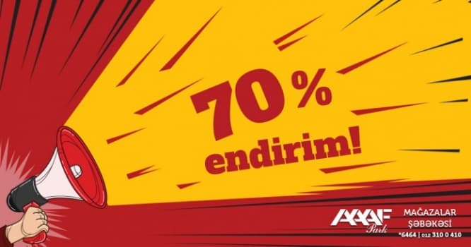 AAAF Park Mağazalarında “ŞOK bahar endirimi”