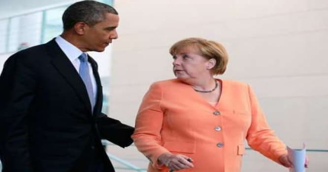 Obama Almaniyadadır