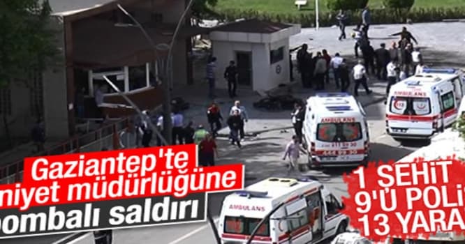 Türkiyədə partlayış - 1 şəhid, 14 yaralı