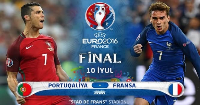 Portuqaliya - Fransa, Ronaldu - Qrizman qarşılaşmasına dair STATİSTİKA