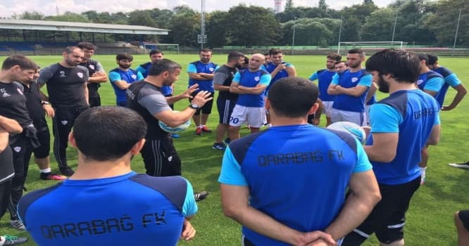 "Qarabağ" oyun günü məşqə çıxdı - Nadir hadisə