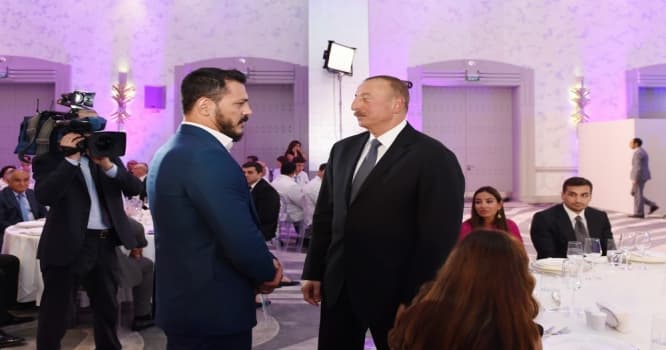 İlham Əliyev Zabit Səmədovla görüşüb - VİDEO