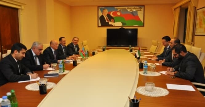 Kəmaləddin Heydərov Dubay Ticarət və Sənaye Palatasının sədrini qəbul edib