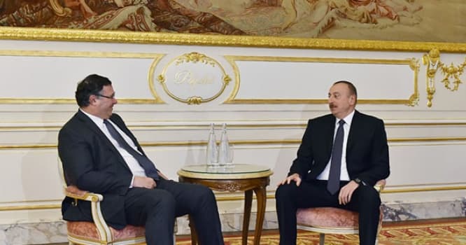 İlham Əliyev “Total”ın prezidenti ilə görüşdü