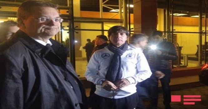 Almaniyanın futbol üzrə milli komandası Bakıya gəldi