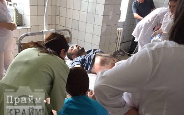 Güllələnən azərbaycanlı avtoritetin xəstəxanadan görüntüsü (FOTO)