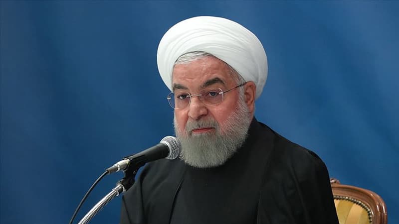 Ruhani hədələdi: “ABŞ bizim qolumuzu kəsdi, biz onun ayağını kəsəcəyik”