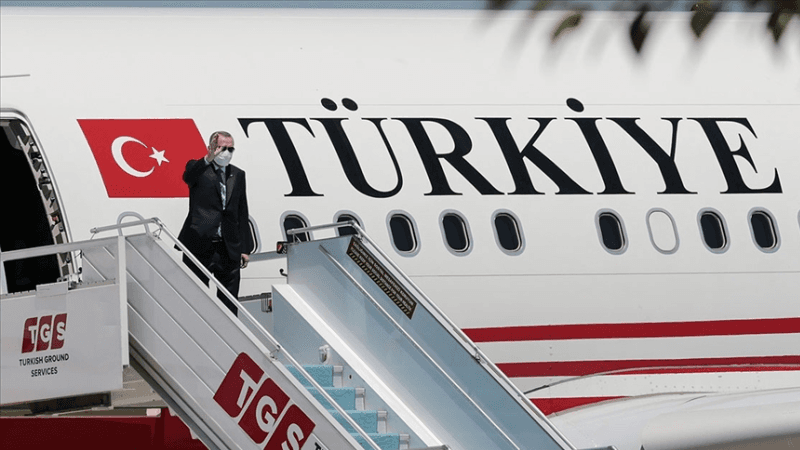 Ərdoğan Türkmənistana səfər etdi